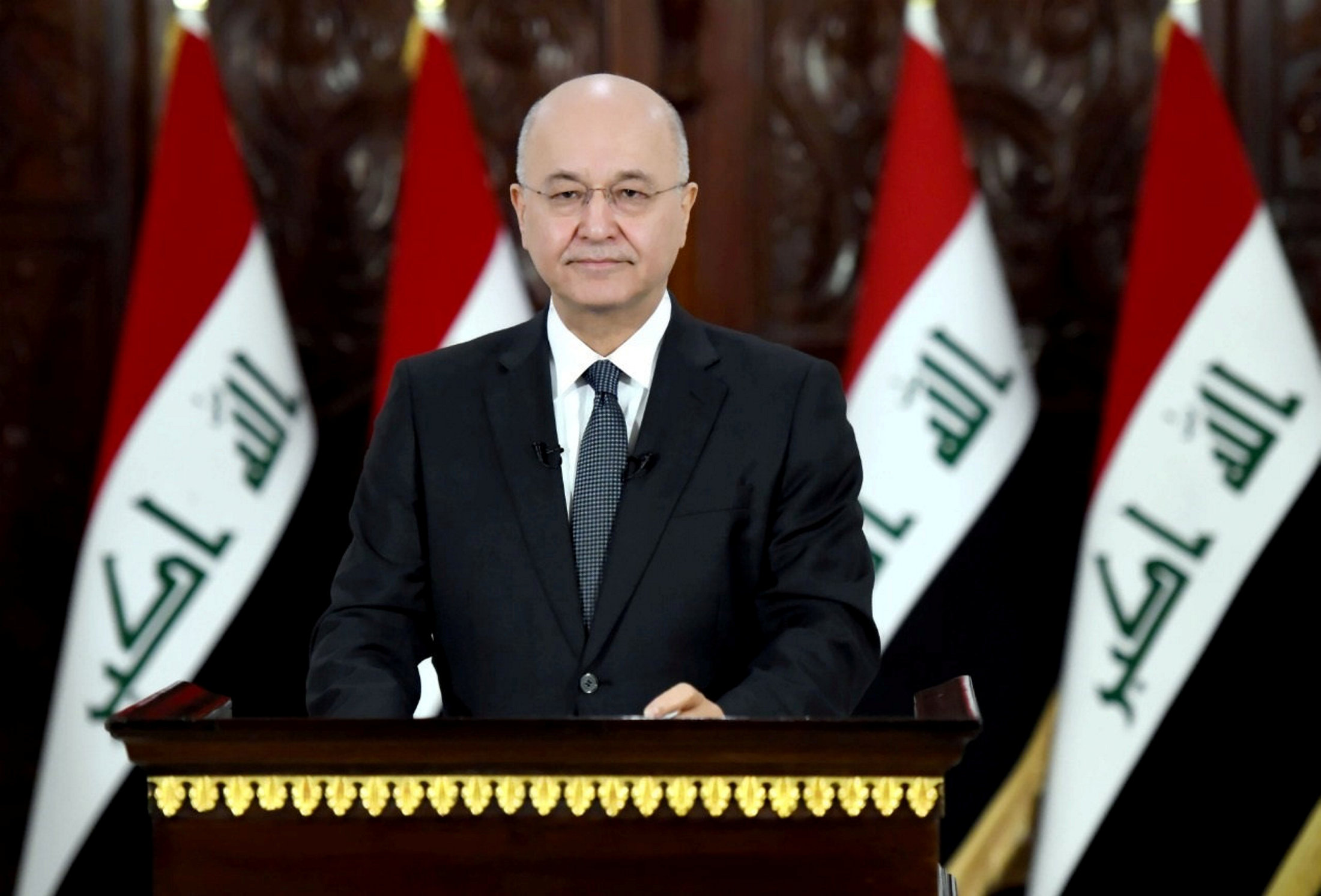صورة من هو رئيس العراق الحالي 2022