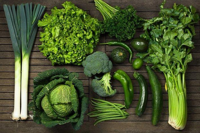 صورة اكل الخضروات الورقية مفيد لصحة الإنسان أي المواد التالية نحصل عليها من الخضروات الورقية