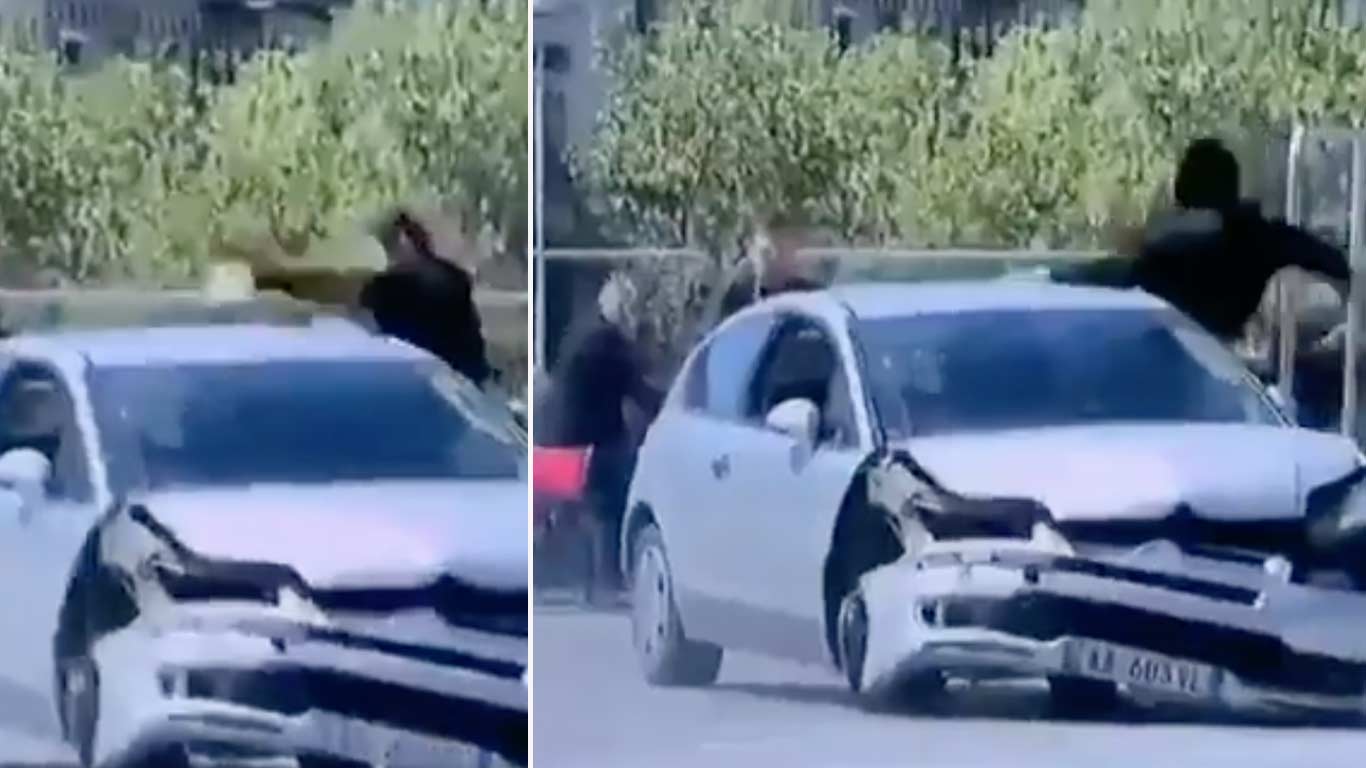 صورة فيديو .. سيارة طائشة يقودها خليجي تودي بحياة طالبة مصرية