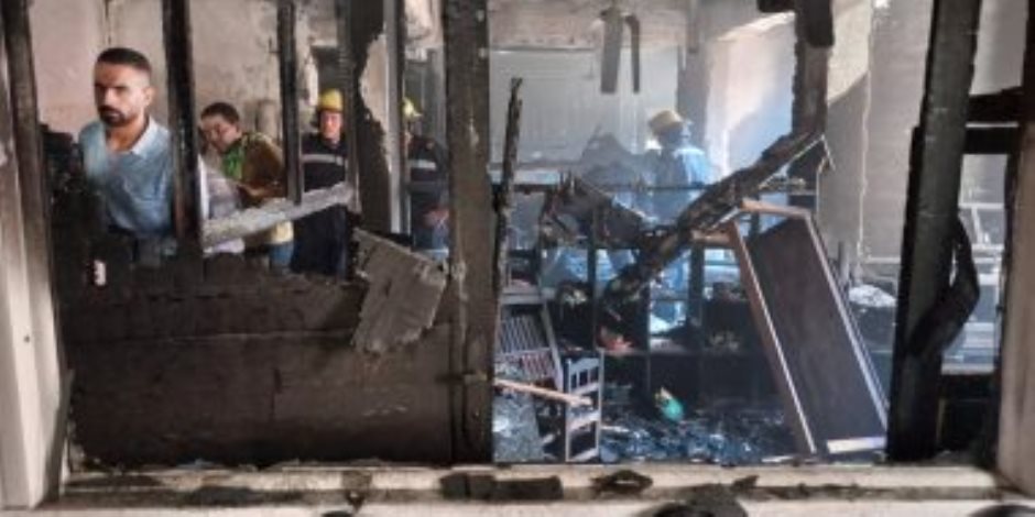 صورة كم عدد وفيات حريق كنيسة ابو سيفين في امبابة