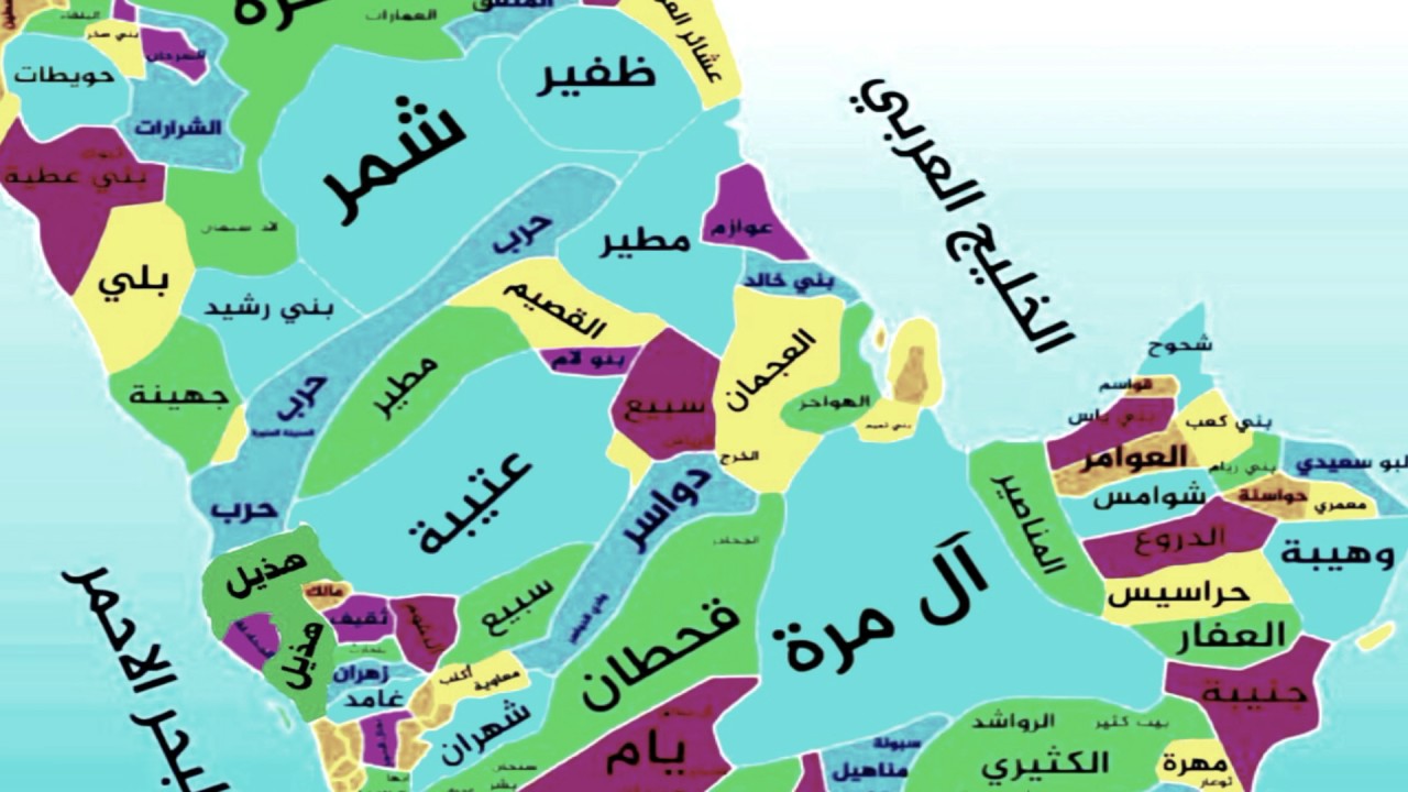 صورة كم عدد قبائل السعودية واسماءهم