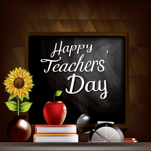 صورة بطاقة يوم معلم سعيد Happy Teachers Day