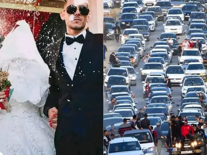 صورة بالصور والفيديو: دموع أم تحول زفاف ابنها الفقير إلى حفل أسطوري في الجزائر