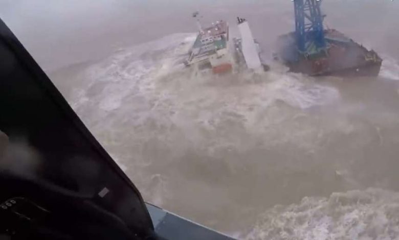 صورة رابط فيديو لحظة غرق القبطان سامح سيد في سفينة تجارية في المحيط الهندي