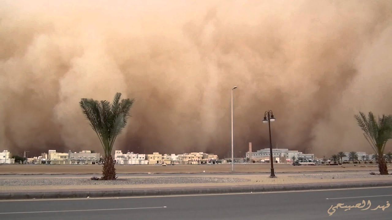 صورة متى تنتهي العاصفة الرملية في الكويت
