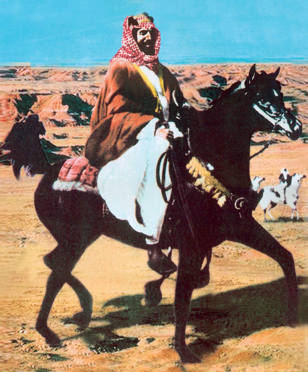صورة قصة عبيه خيل الملك عبد العزيز