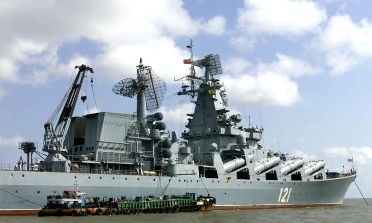 صورة كيف غرقت سفينة موسكفا الروسية ؟