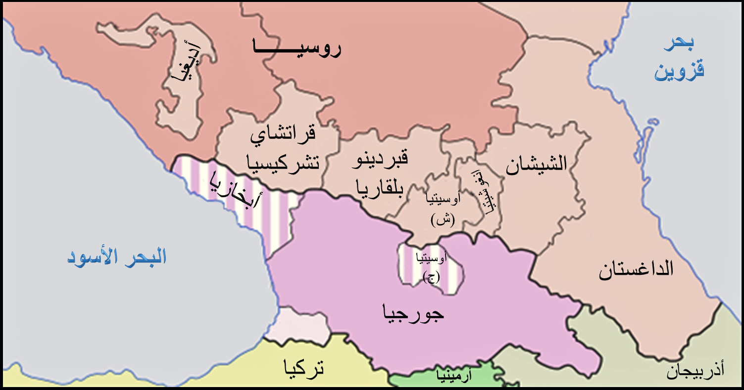 صورة اين تقع الشيشان في الخريطة