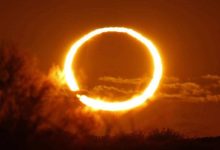 صورة تظهر لنا الشمس وكأنها تتحرك في السماء لأن الأرض تدور حول الشمس حيث أن الشمس هو النجم الرئيسي