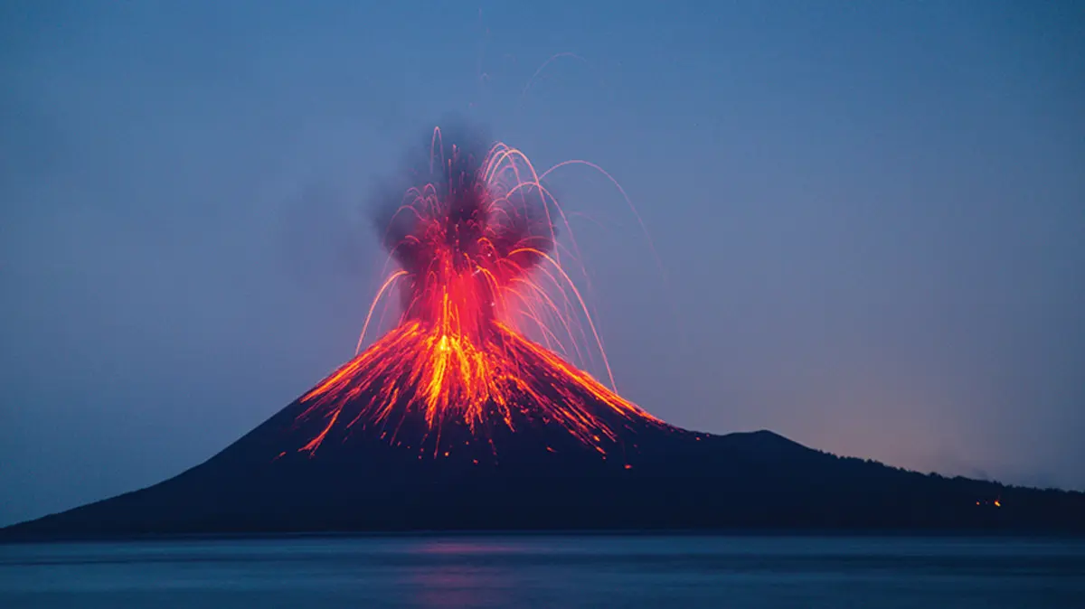 صورة اين يقع البركان الاكثر نشاطا في العالم