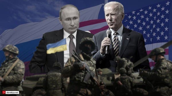 صورة بايدن يهدد بمعاقبة نظيره الروسي بوتين حال غزو أوكرانيا