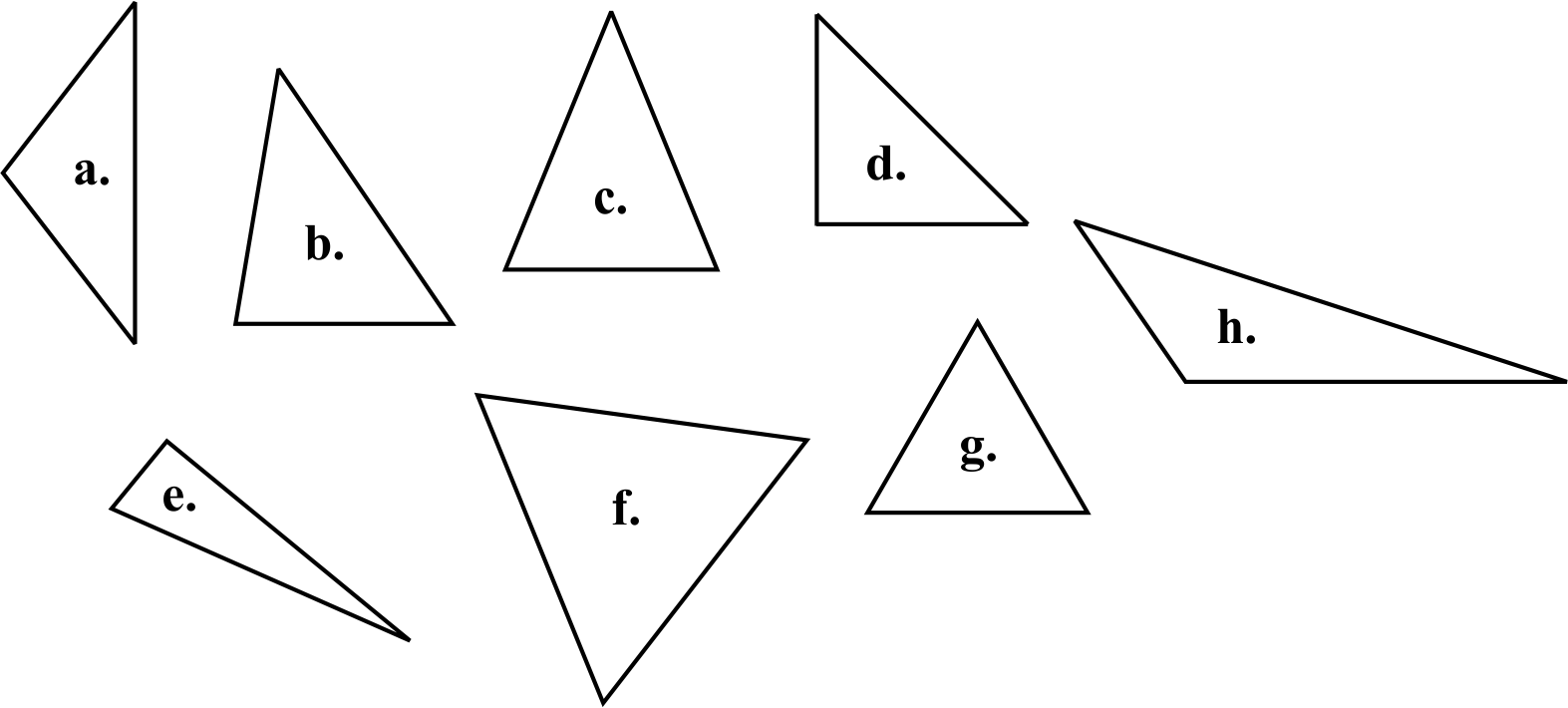 صورة بحث عن تصنيف المثلثات حسب الاضلاع والزوايا