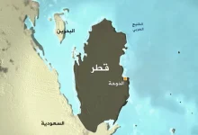 صورة خريطة قطر والسعودية