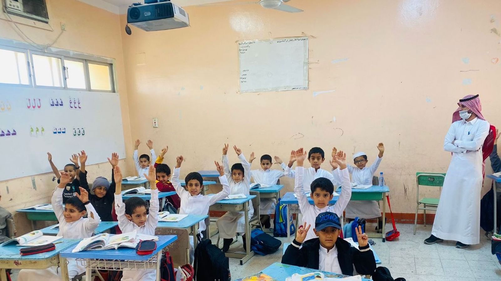 صورة صور عن اول يوم دوام مدارس في السعودية