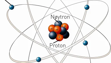 صورة جسيم له كتلة مساوية للعدد الذري، ومتعادل كهربائياً هو