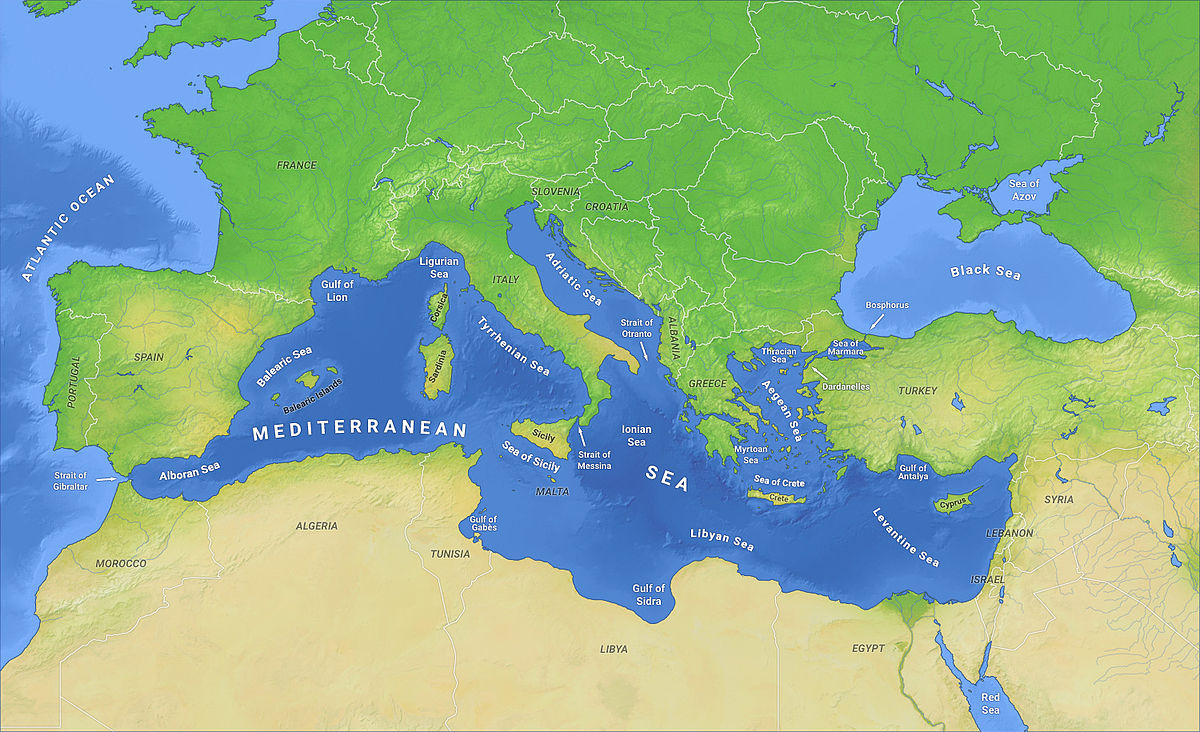 صورة كم عدد الدول العربية التي تطل على البحر الابيض المتوسط وما أسماؤها