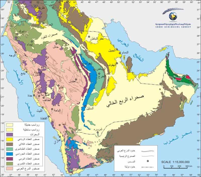 صورة ما هي مناطق الدرع العربي في السعودية بالتفصيل