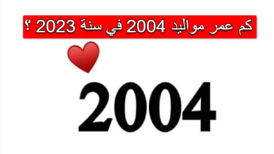 صورة مواليد 2004 كم عمرهم في 2023