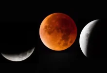 صورة يحدث الخسوف للقمر عندما يقع القمر بين الشمس والآرض